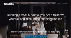 Desktop Screenshot of etaxlocal.com.au