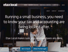 Tablet Screenshot of etaxlocal.com.au